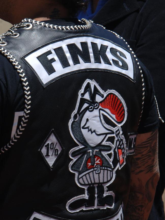 Police are investigating the shooting of a man allegedly linked to the Finks bikie gang.