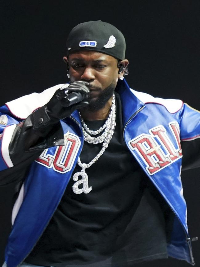 Kendrick’s headlining … Picture: AP