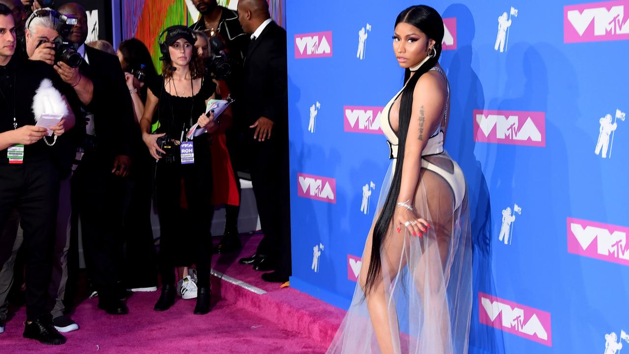 Nicki Minaj at the 2018 MTV Video Music Awards. Picture: Jamie McCarthy/Getty Images