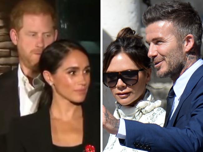 Meghan Markle reportedly ordered Prince Harry to ignore David Beckham.