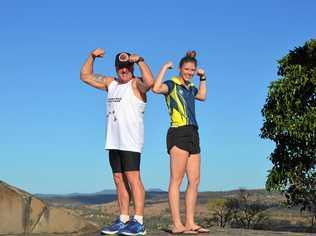 BOOTCAMP: David Holleran and Eron Mitchell are running a survivor bootcamp. Picture: Felicity Ripper