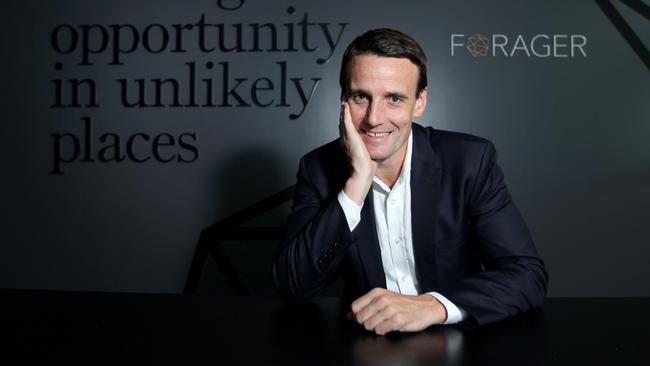 Forager Funds Management CEO Steve Johnson. Picture: Hollie Adams