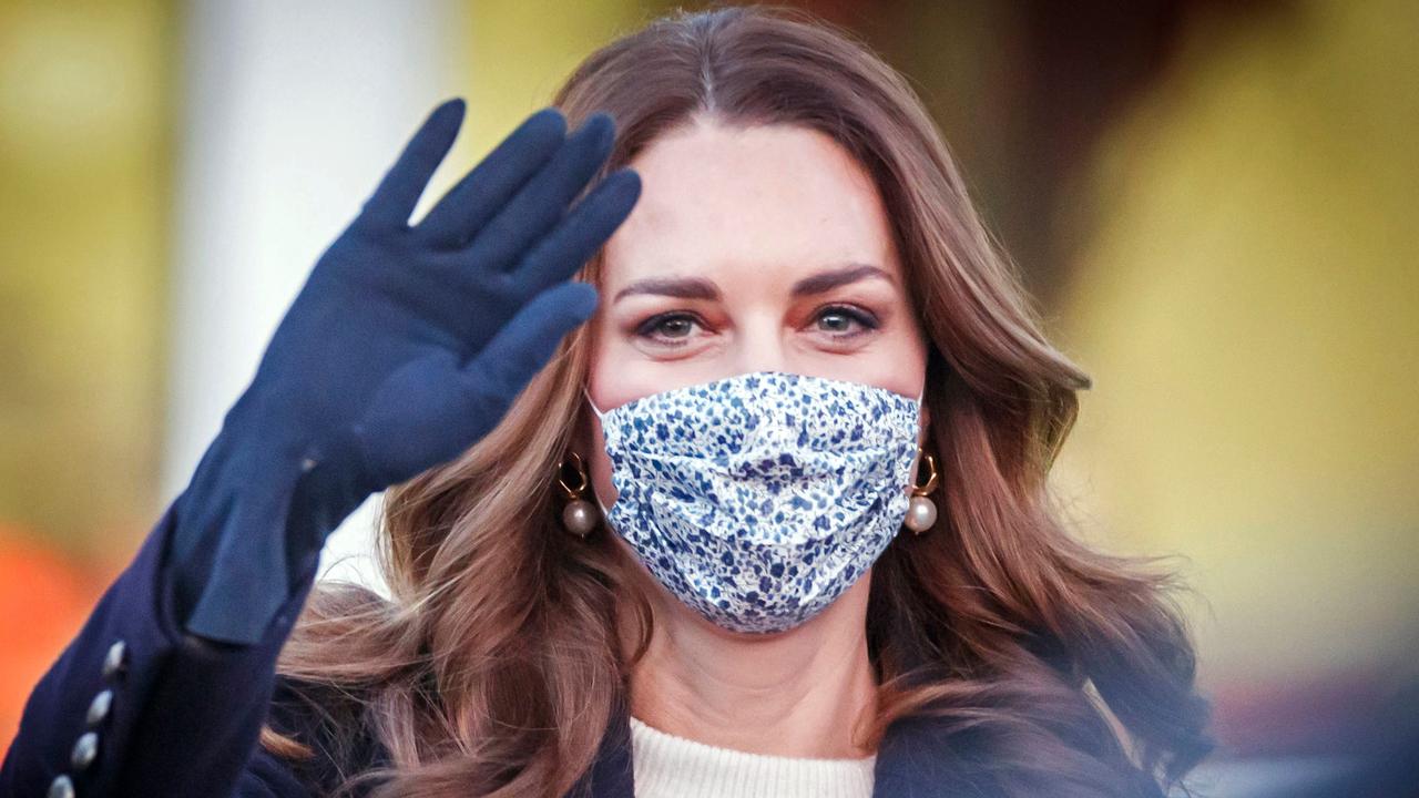 Kate during her tour of the UK. Picture: Danny Lawson/AFP