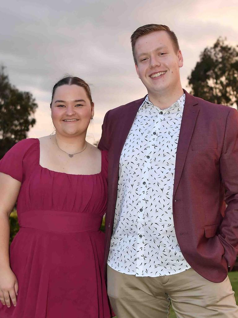 Liv Speed and Sam Lewandowski at the Fraser Coast Business &amp; Tourism Awards in Maryborough. Picture: Patrick Woods.