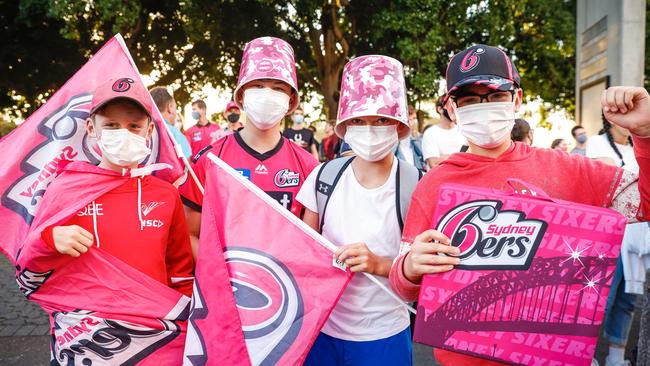 Sydney Sixers fans were out in force to see their team take out this year’s title.