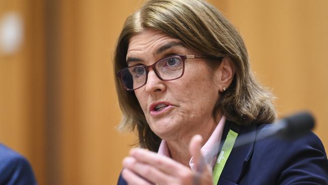 RBA governor Michele Bullock said the latest quarterly inflation figures were a ‘little higher’ than expected. Picture: NCA NewsWire / Martin Ollman