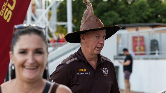 Fans at the Gold Coast Suns v Hawthorn AFL match at TIO Stadium. Picture: Pema Tamang Pakhrin