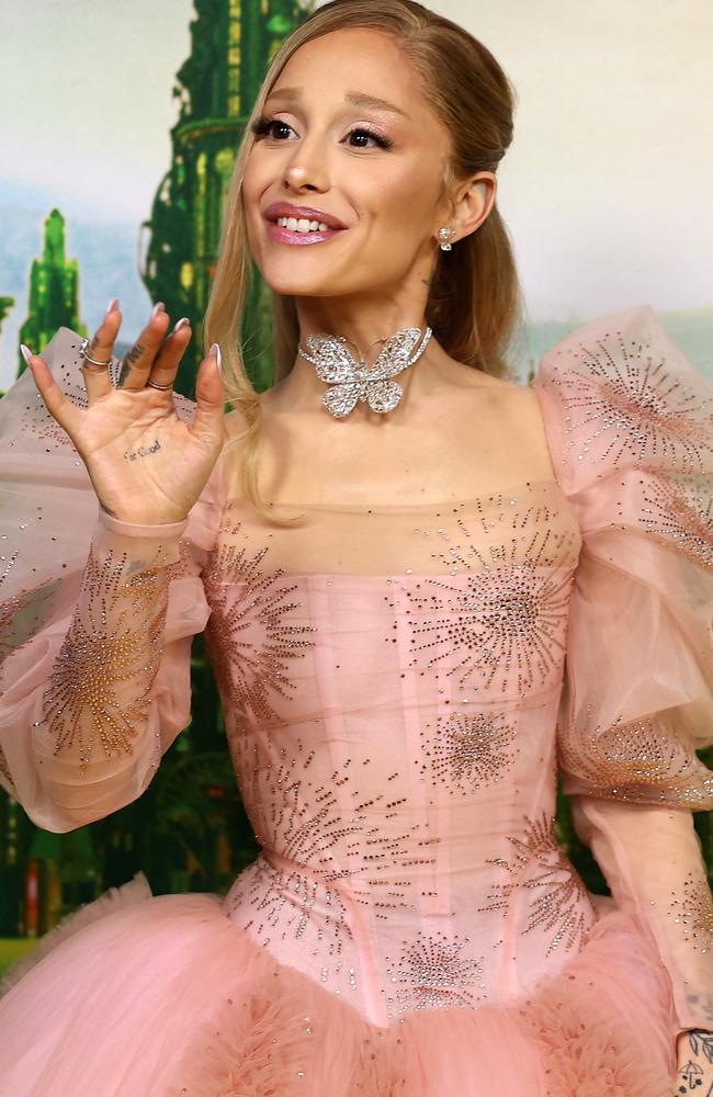 Ariana Grande attends the "Journey Through Oz" Tour to celebrate the Australian premiere of "Wicked" at State Theatre. Picture: Don Arnold/WireImage