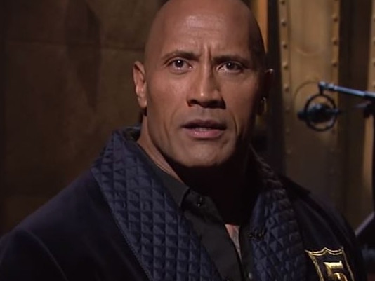 Dwayne Johnson, Tom Hanks. Picture: Saturday Night Live