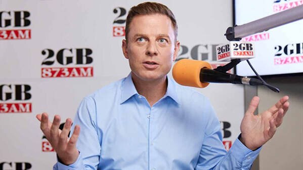 2GB radio host Ben Fordham calls on the government to solve the welfare crisis. Picture: 2GB