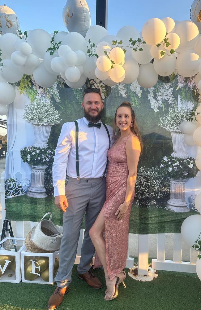 Cody Horwood: Boilermaker Apprentice at Enmach, Bundaberg. Pictured with his wife, Ange Horwood.