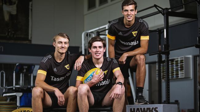 Will Day and Josh Morris made their Hawthorn debuts against Collingwood.