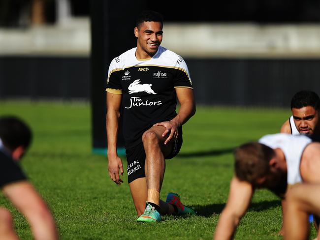 John Olive faces a tough task breaking into the Rabbitohs line-up. Picture: Brett Costello