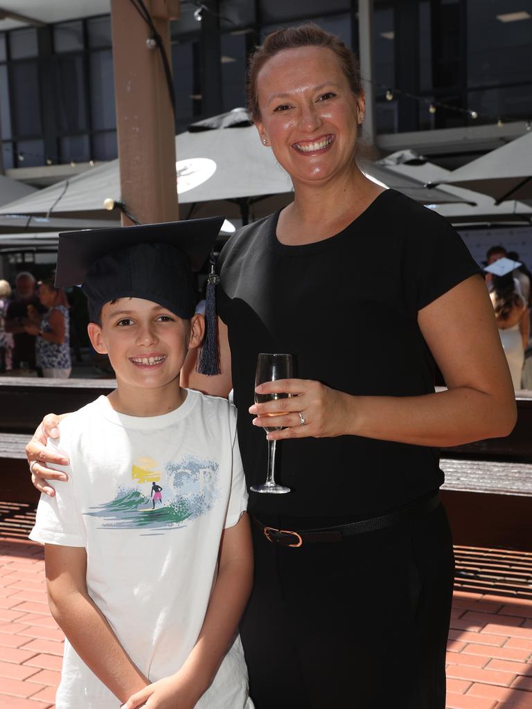 Harvey and Megan Webber. Deakin School of Education; NIKERI; and Centre of Humanitarian Leadership students graduated on Wednesday lunchtime. Picture: Alan Barber