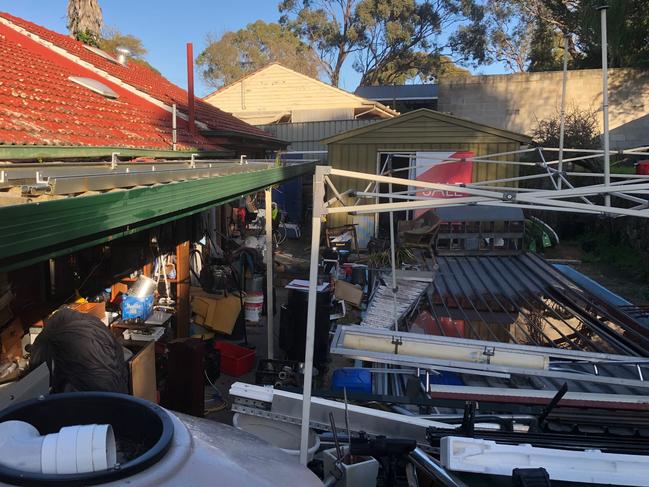 Jarrad Court, Happy Valley hoarder. Picture: supplied