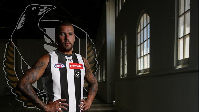 Don't look now, Swans fans, but Collingwood legend Tony Shaw says Lance Franklin would suit a Pies' guernsey. Picture: Digitally Altered Image