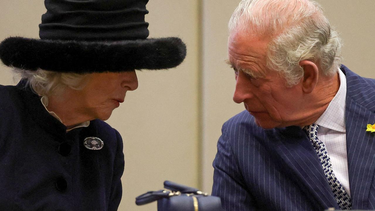 Britain's Prince Charles, Prince of Wales (R) and Britain's Camilla, Duchess of Cornwall, in Southend, eastern England. Picture: MATTHEW CHILDS / POOL / AFP