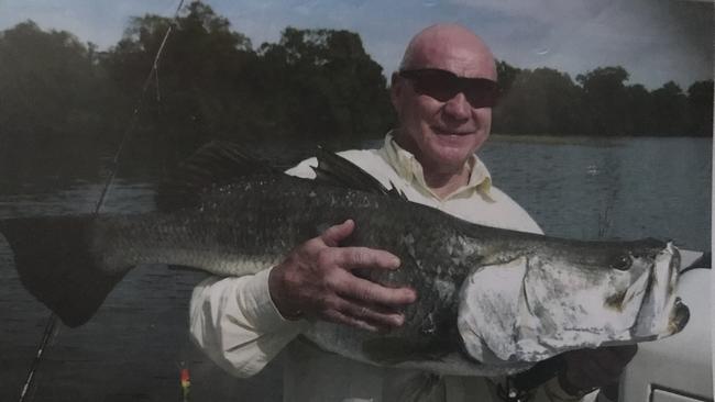 Bob Fulton’s massive barra — at least he got a photo to prove it.