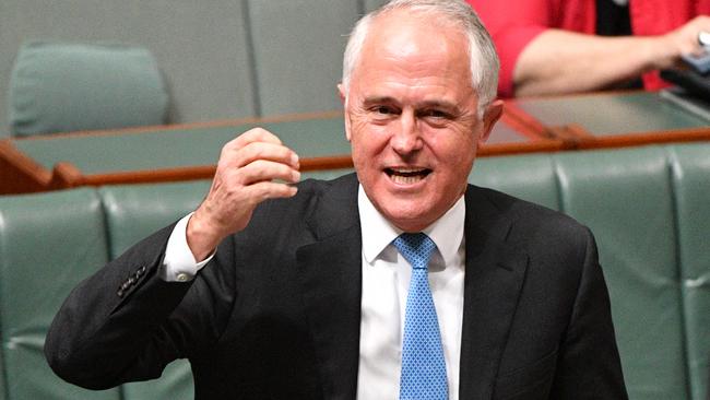 Prime Minister Malcolm Turnbull speaks before the passing of the Marriage Amendment Bill in the House of Representatives at Parliament House in Canberra, Thursday, December 7, 2017. Picture: AAP /Mick Tsikas.