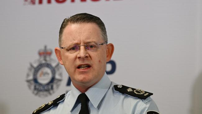 Australian Federal Police Assistant Commissioner Nigel Ryan addresses the media during a press conference on Operation Ironside.