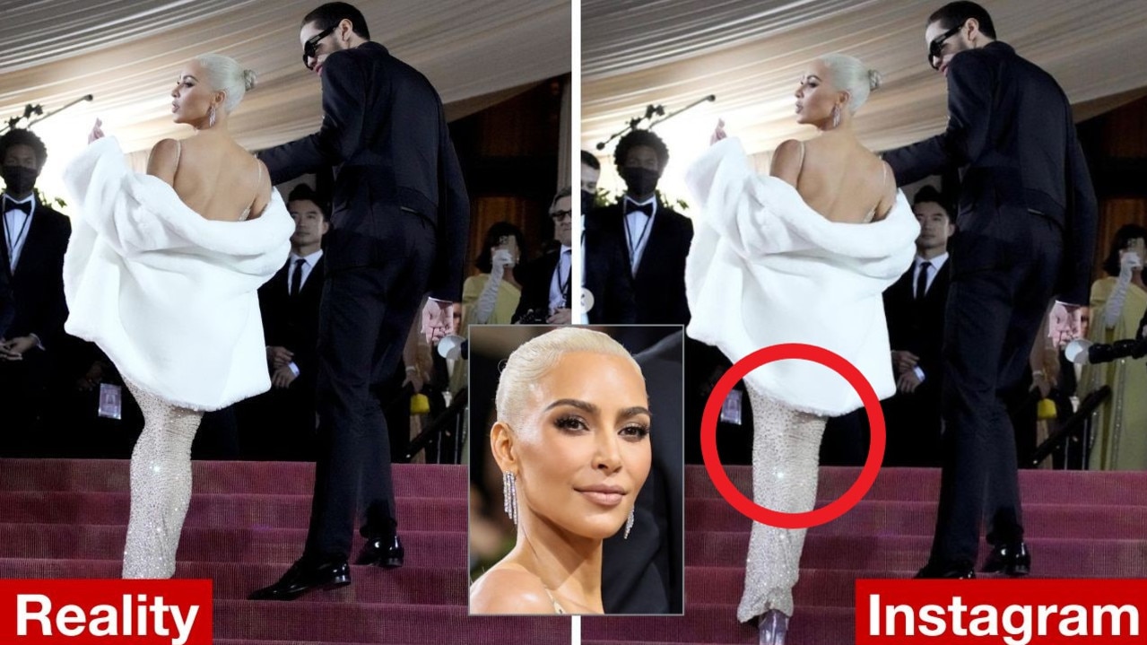Kim Kardashian busted in ‘embarrassing’ Photoshop lie in new Met Gala ...