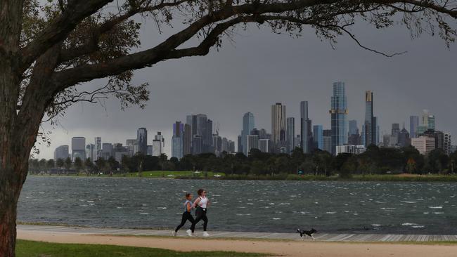 Melbourne once again holds the national record after a huge daily case spike on Tuesday. Picture: David Crosling