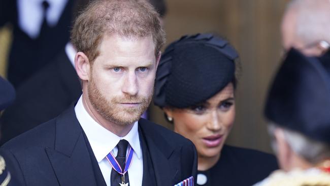 Harry and Meghan can’t decide if they should attend King Charles’s coronation. Picture: Danny Lawson - WPA Pool/Getty Images