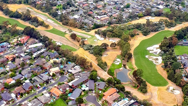 Kingswood Golf Course has seen better days.