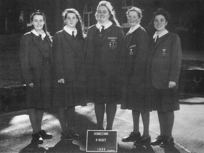 As a prefect at Genazzano in 1990.