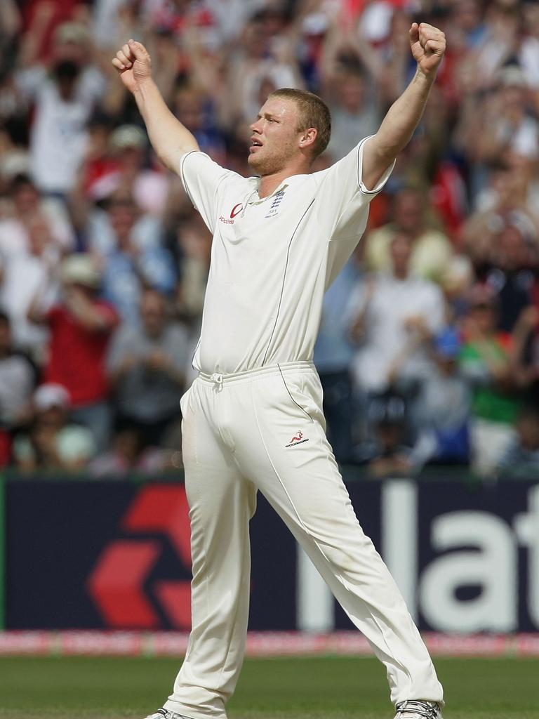 Andrew Flintoff is one of Australia’s great Ashes adversaries. Picture: Getty Images