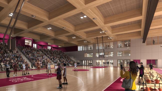 An artist impression of The Hutchins School new proposed Significant Building. Photo: Supplied