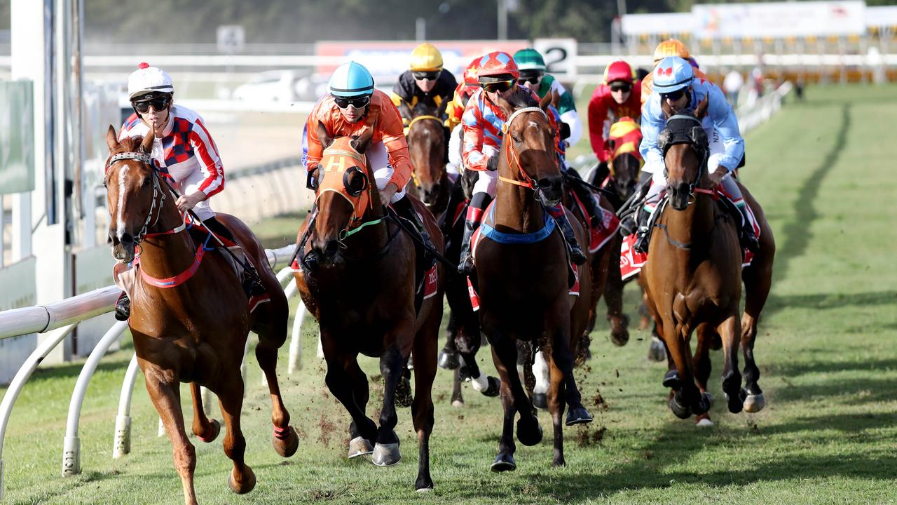 Horses run in the 2020 Cairns Cup. PICTURE: STEWART McLEAN