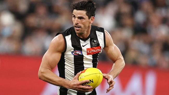 Scott Pendlebury and the Magpies are playing a finals brand of football. Picture: Michael Klein