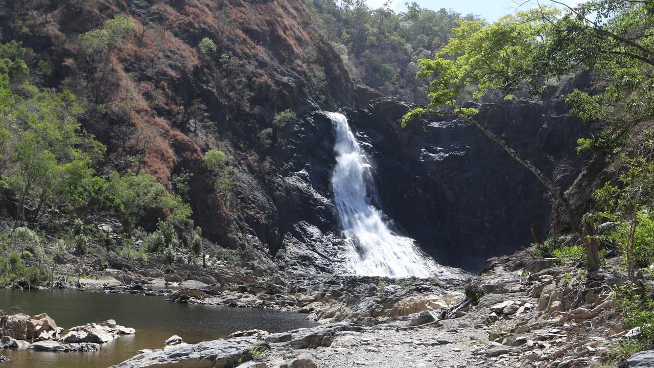 The Bloomfield waterfall is located just outside of Wujal Wujal, in southern Cape York, around 180km north of Cairns.