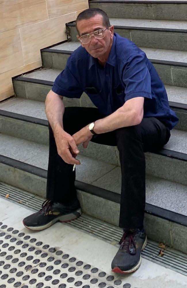 Thomas Phillip Harris outside Queanbeyan Local Court.