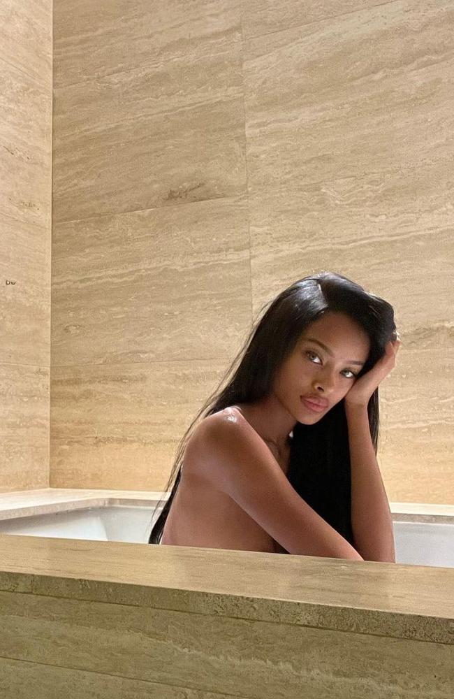 Kanye West's rumoured new girlfriend, Vinetria. Picture: Instagram