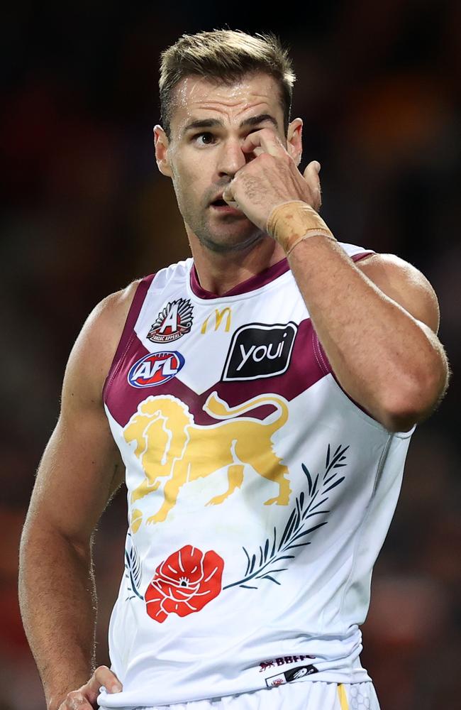 Brisbane’s season continues to spiral. (Photo by Jason McCawley/AFL Photos/via Getty Images )