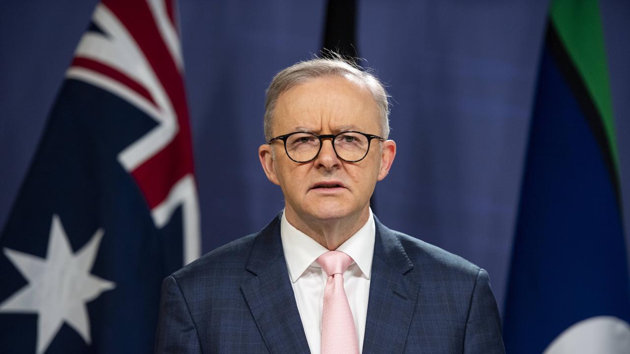 Anthony Albanese made the remarks ahead of talks with his Spanish counterpart. Picture: NewsWire / Monique Harmer