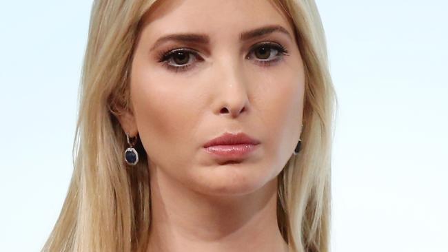 BERLIN, GERMANY - APRIL 25:  Ivanka Trump, daughter of U.S. President Donald Trump, is seen on stage of the W20 conference on April 25, 2017 in Berlin, Germany. The conference, part of a series of events in connection with Germany's leadership of the G20 group of nations this year, focuses on women's empowerment, especially through entrepreneurship and the digital economy.  (Photo by Sean Gallup/Getty Images)