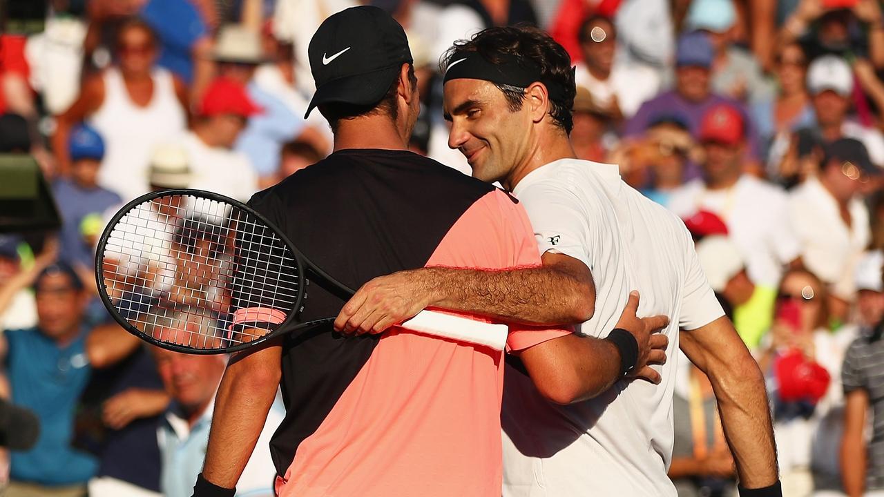 Kokkinakis pulled off a huge upset of Roger Federer at the 2018 Miami Open.