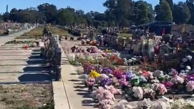 Inside Rookwood cemetery. Picture: Supplied