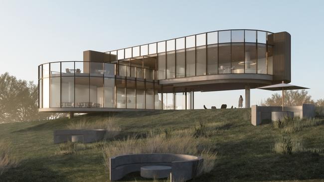 The venue will feature a cellar door, restaurant and function centre. Picture: Arc Two Architects