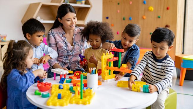 Families will be guaranteed three days of subsidised childcare regardless of how many hours parents work under Labor’s latest step toward making early childhood education universal. Picture: Getty Images