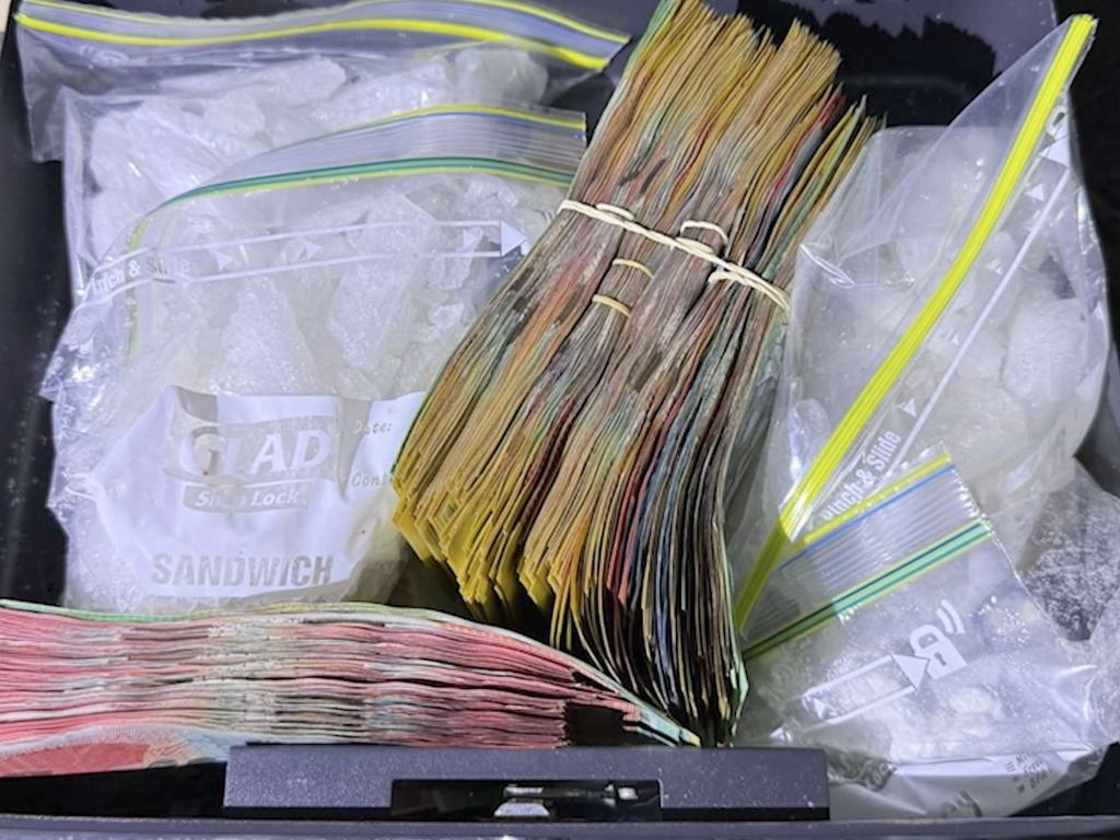 Vision from the raid. Picture: QLD Police
