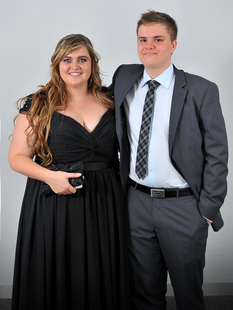 Caitlin Paynter and Kevin Nayda at the 2011 Casuarina Senior College formal at the Darwin Convention Centre. Picture: NT NEWS