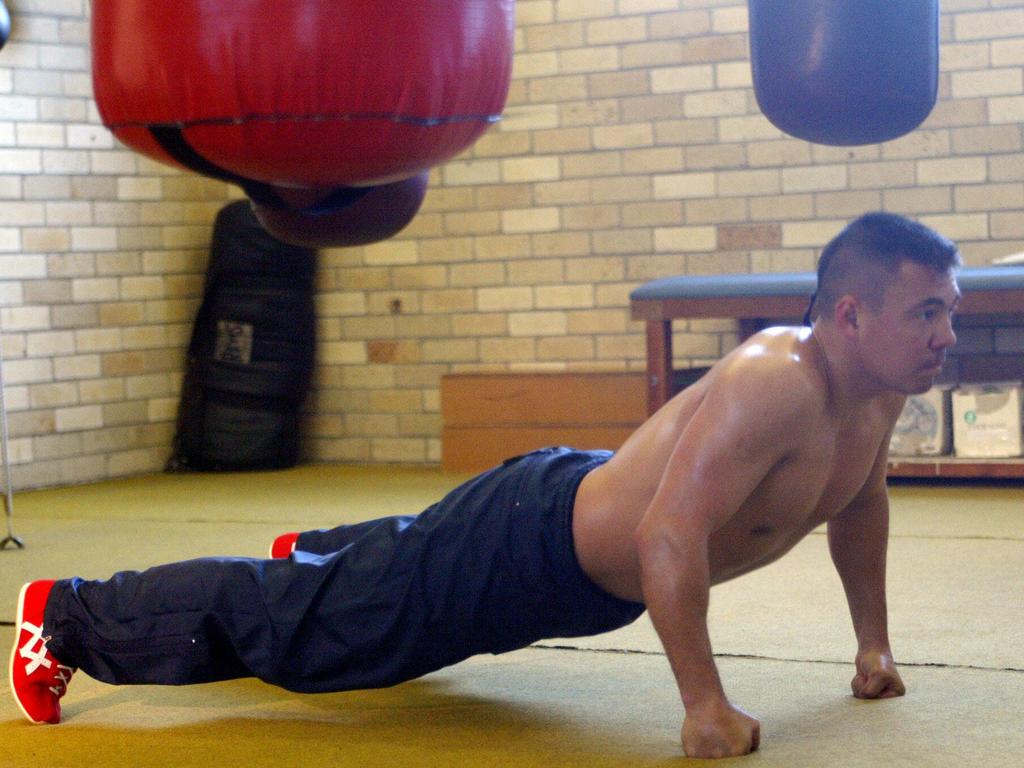 Father Kostya Tszyu embraced so-called iron body training, used for centuries by Shaolin monks, to strengthen all areas of their body.