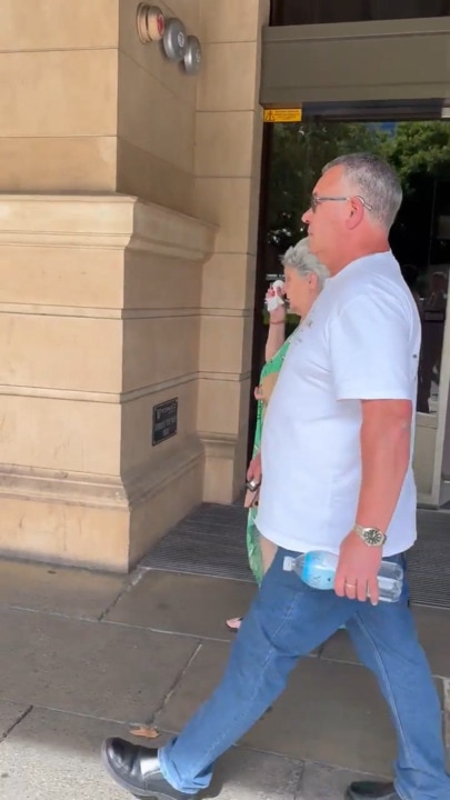 Dodgy truck driver's family leaves court after he was jailed