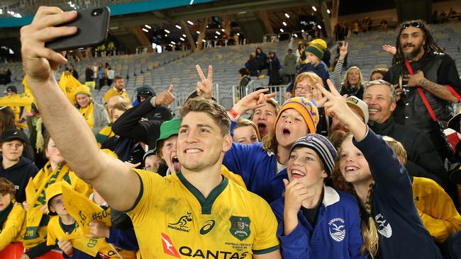 James O'Connor will take on the playmaking duties for the Wallabies in the first Bledisloe Cup test against New Zealand. Picture: Getty Images