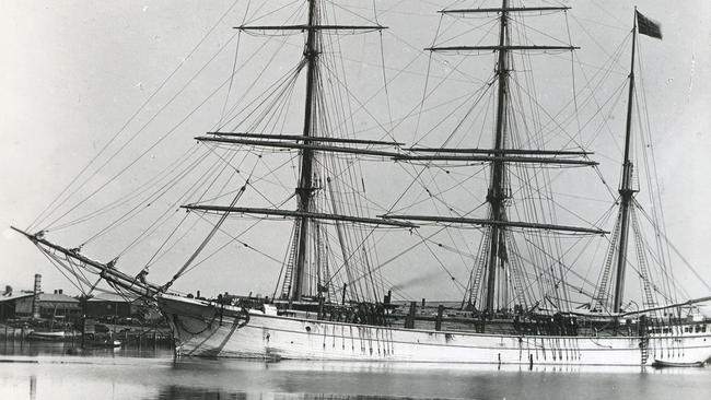 The barque Fortuna. Photo State Library of South Australia