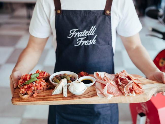 EAT STREET + EOY events - Fratelli Fresh, Darling Harbour, antipasti board, photo - supplied